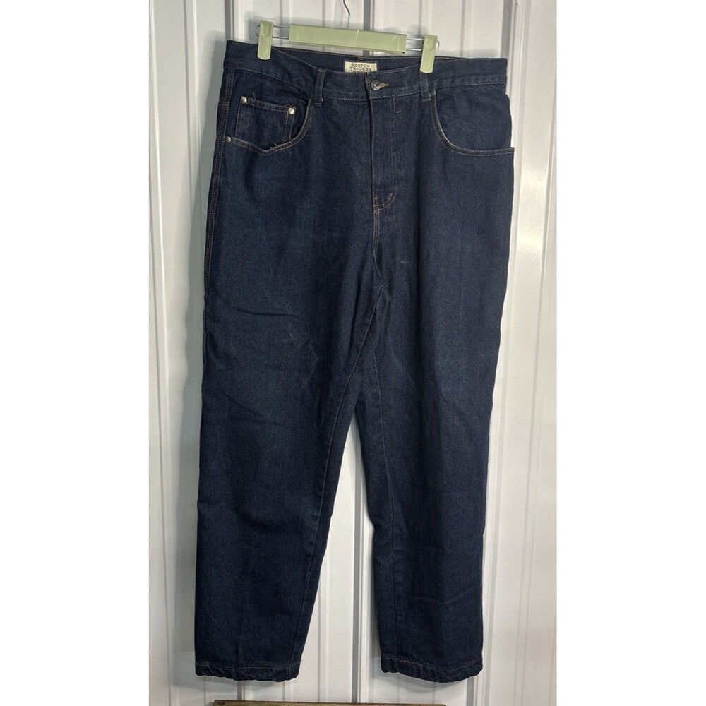 Boston Traders Mens Flannel Lined Jeans Size 36/32 EUC